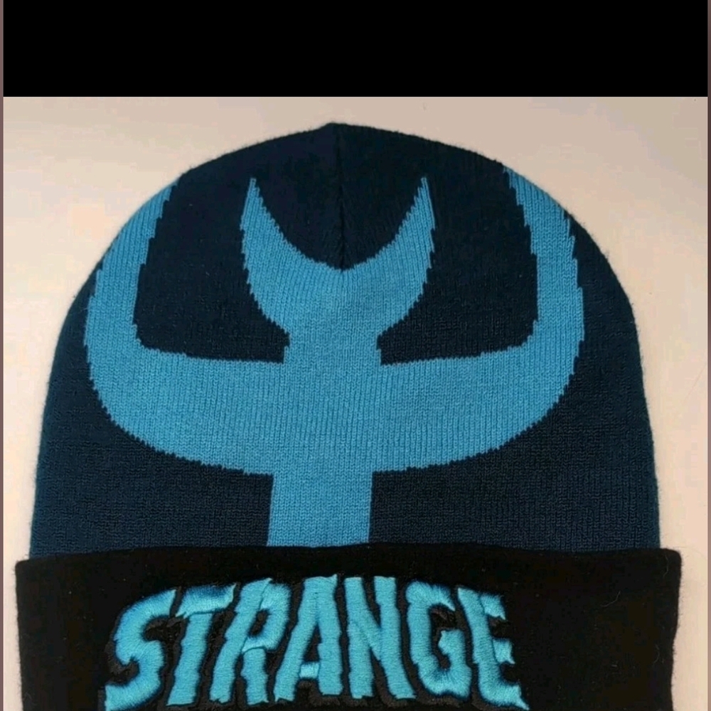 Marvel Black and Blue Knit Beanie